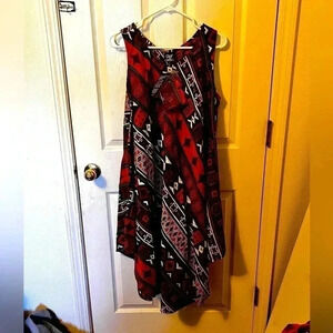NWT NF Free Size Midi Kaftan Kimono Hippie Boho  Dress - One Size  Multicolored